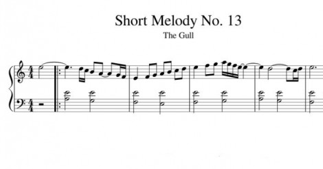 Short Melody No. 13 The Gull