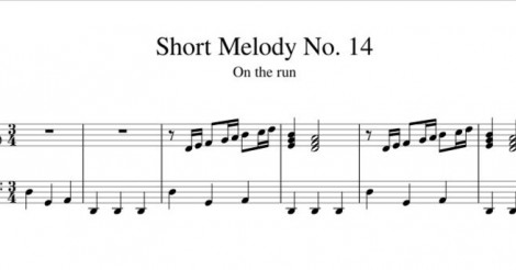 Short Melody No. 14 On The Run