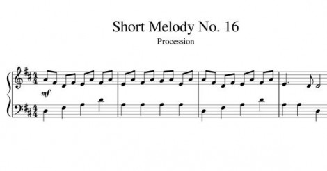 Short Melody No. 16 Procession