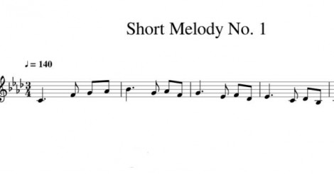 Short Melody No. 1