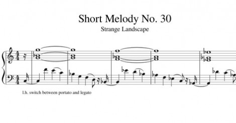 Short Melody No. 30 Strange Landscape