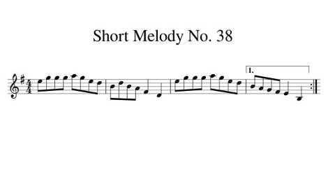 Short Melody No. 38