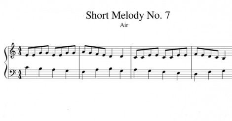 Short Melody No. 7 Air